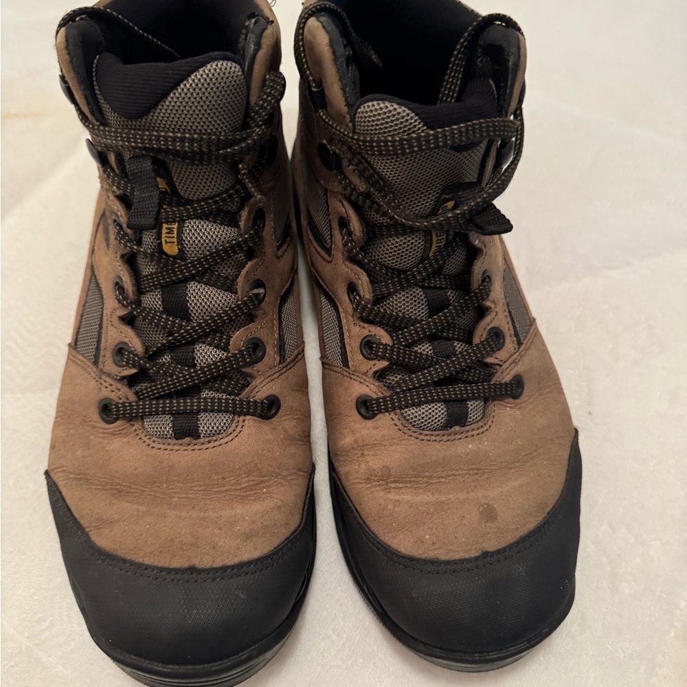 Timberland Boots  Men’s Sz 9.5 Fusion Brown Hiking Boots - Picture 2 of 10